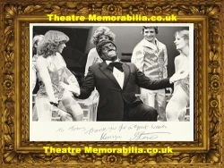 Steve Clarke signed photo, The Black & White Minstrel Show 10 x 8