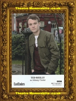 Ted Reilly signed EastEnders cast card