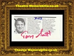 Terry Scott signed cutting picture, also signed by Tony Scannell