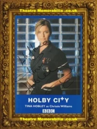 Tina Hobley Autograph Signed Picture Holby City