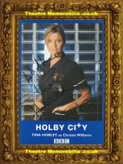 Tina Hobley Autograph Signed Picture Holby City