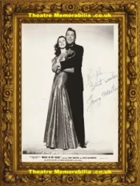 Tony Martin Autograph Signed Picture Photograph – Music In My Heart