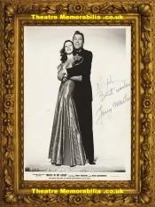 Tony Martin Autograph Signed Picture Photograph – Music In My Heart