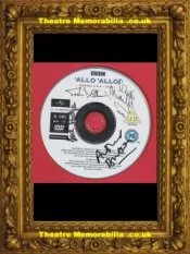 Allo Allo Cast Signed Autographed DVD Disc Viki Michelle + Others