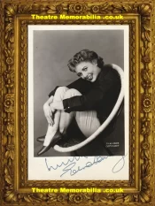 Edna Savage Autograph Signed Picture Arrivederci Darling