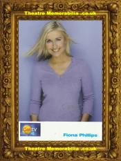 Fiona Phillips Autograph signed GMTV