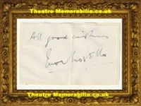 Ivor Novello Autograph Genuine Hand Signed Sheet