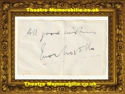 Ivor Novello autograph signed sheet