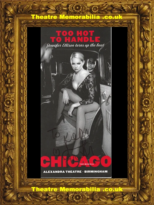 Chicago musical signed flyer, Alexandra Theatre Birmingham 2006 - image 2