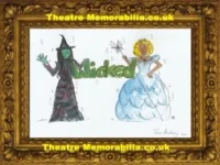 Jess Aubrey Wicked Play Hand Drawn Art Work Signed Autograph