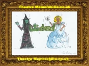 Jess Aubrey Wicked Play Hand Drawn Art Work Signed Autograph