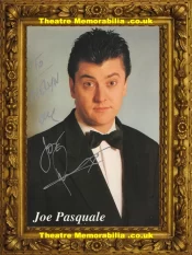 Joe Pasquale Autograph Signed Picture – British Comedian
