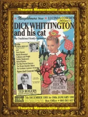 Lucinda Cowden Autograph Multi Signed Flyer – Dick Whittington Panto