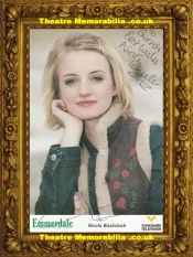 Nicola Wheeler Autograph Signed Picture Emmerdale