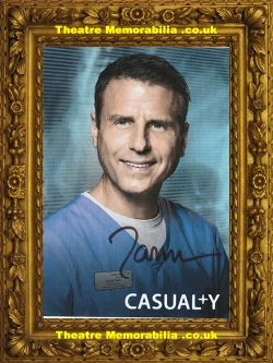 Richard Durr signed Casualty picture cast card