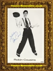 Robin Cousins Autograph Signed Picture – Ice Skating