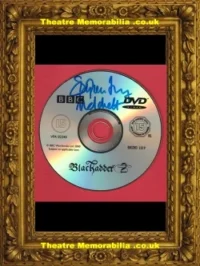 Stephen Fry Autograph Signed DVD Disc – Black Adder