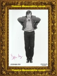 Stephen Fry Autograph Signed Picture – Actor Thesp