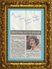Susan Boyle Autograph Signed Picture – Singer – Britains Got Talent Winner