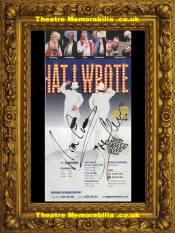 The Play What I Wrote Autograph Signed Cast – Morecambe & Wise