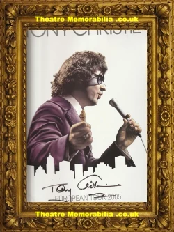 Tony Christie signed concert tour programme brochure 2005