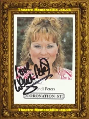 Wendi Peters Autograph Signed Picture Coronation Street