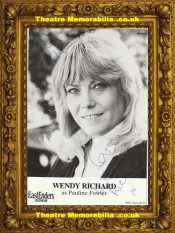 Wendy Richard Autograph Signed Picture Eastenders