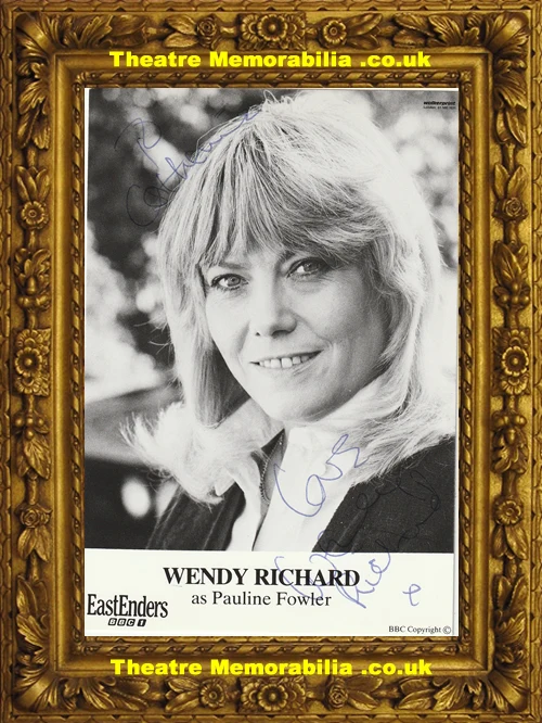 Wendy Richard signed EastEnders picture cast card - image 2