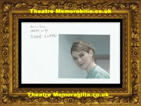  Patricia Potter Autograph Signed Sheet Diane Lloyd Casualty Theatre Memorabilia - Theatre Programmes