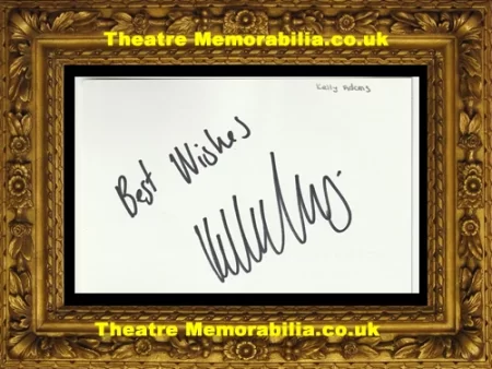  Kelly Adams Autograph Signed Sheet Mickie Hendrie Holby City Theatre Memorabilia - Theatre Programmes