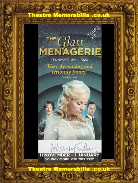  London Young Vic Theatre – The Glass Menagerie 2010 – Signed Flyer Leaflet - Theatre Memorabilia - Theatre Programmes Theatre Memorabilia - Theatre Programmes