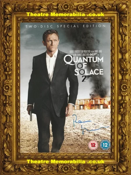  James Bond Quantum Of Solace DVD Signed Autograph Rory Kinnear Theatre Memorabilia - Theatre Programmes