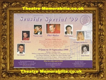  Norfolk Pavilion Theatre – Anne Stuart Signed Brochure 1999 - Theatre Memorabilia - Theatre Programmes Theatre Memorabilia - Theatre Programmes