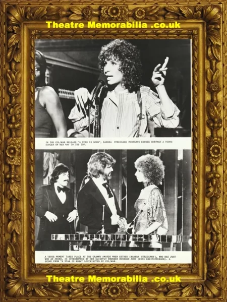  A Star Is Born Film Press Photograph Photo 1976 Streisand Kristofferson - Theatre Memorabilia - Theatre Programmes Theatre Memorabilia - Theatre Programmes
