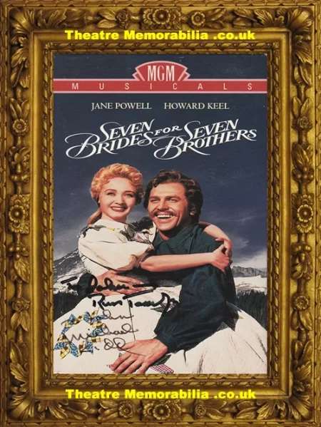  Seven Brides For Seven Brothers Tamblyn & Kidd Autograph Signed Video Box - Theatre Memorabilia - Theatre Programmes Theatre Memorabilia - Theatre Programmes