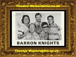 Barron Knights signed picture card autograph
