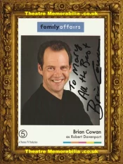 Brian Cowan Autograph Signed Picture Rupert Davenport Family Affairs