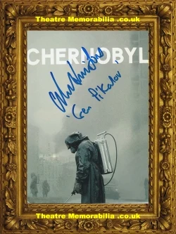 Chernobyl Mark Lewis Jones signed picture card
