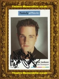 Daniel Jackson Autograph Signed Picture Jude Davenport Family Affairs