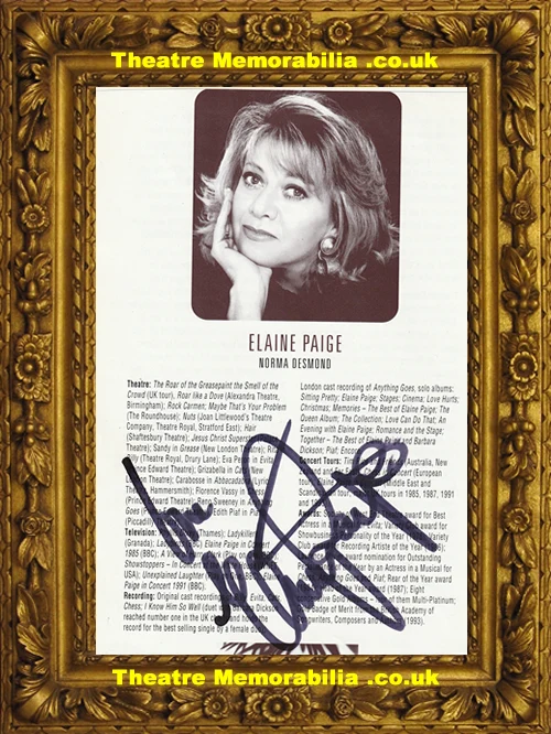 Elaine Paige signed picture autograph - image 2