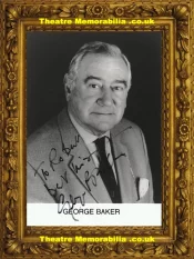 George Baker Autograph Signed Picture – Inspector Wexford