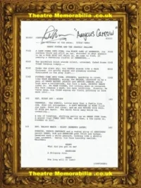 Harry Potter Rhys Ifans Autograph Signed Script Page