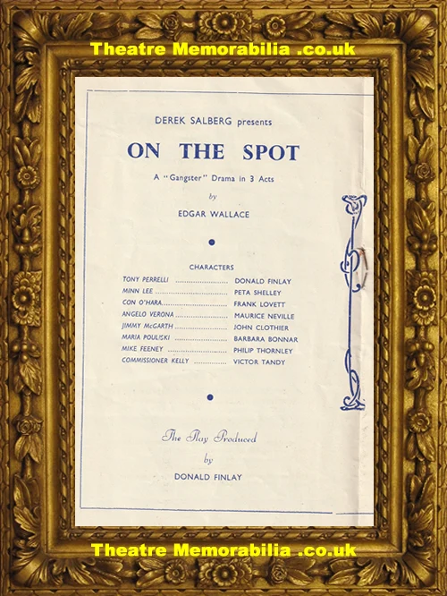 On The Spot theatre programme, Palladium Theatre Hereford 1940 - image 4