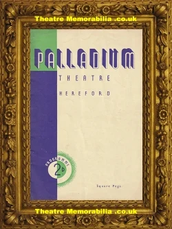 Square Pegs theatre programme, Palladium Theatre Hereford 1939