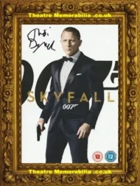 James Bond Skyfall DVD Signed Autograph Judi Dench