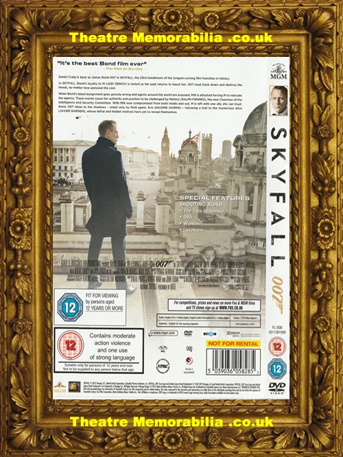 Judi Dench signed James Bond Skyfall DVD cover - image 3