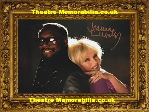 Joanna Lumley signed photo with Will I Am - image 2