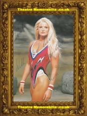 Kim Betts Autograph Signed Picture – Gladiators Lightning