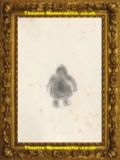 L S Lowry Drawing Pencil Sketch Woman And Basket
