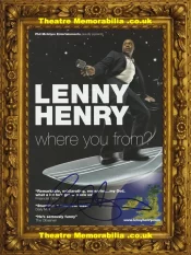 Lenny Henry Autograph Signed Comedian Actor Missing You Harlan Coben